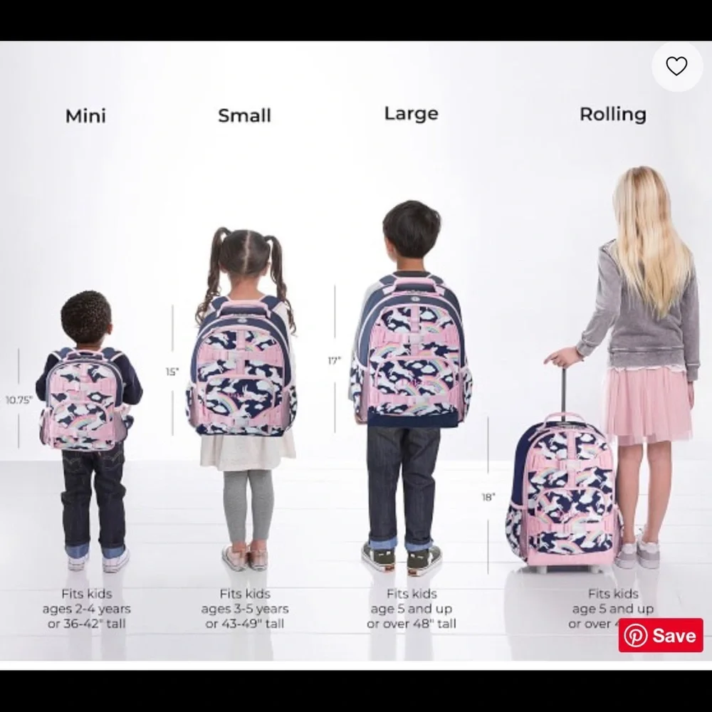 PB Kids Mackenzie book bag large (Lilly)